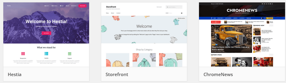 Wordpress themes