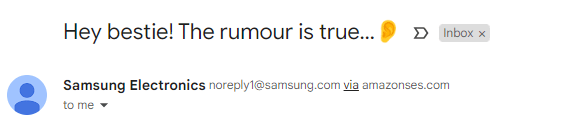 an example of conversational language in follow up email subject line