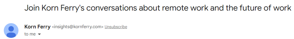 subject line with the name of the sender in the beginning of the subject line