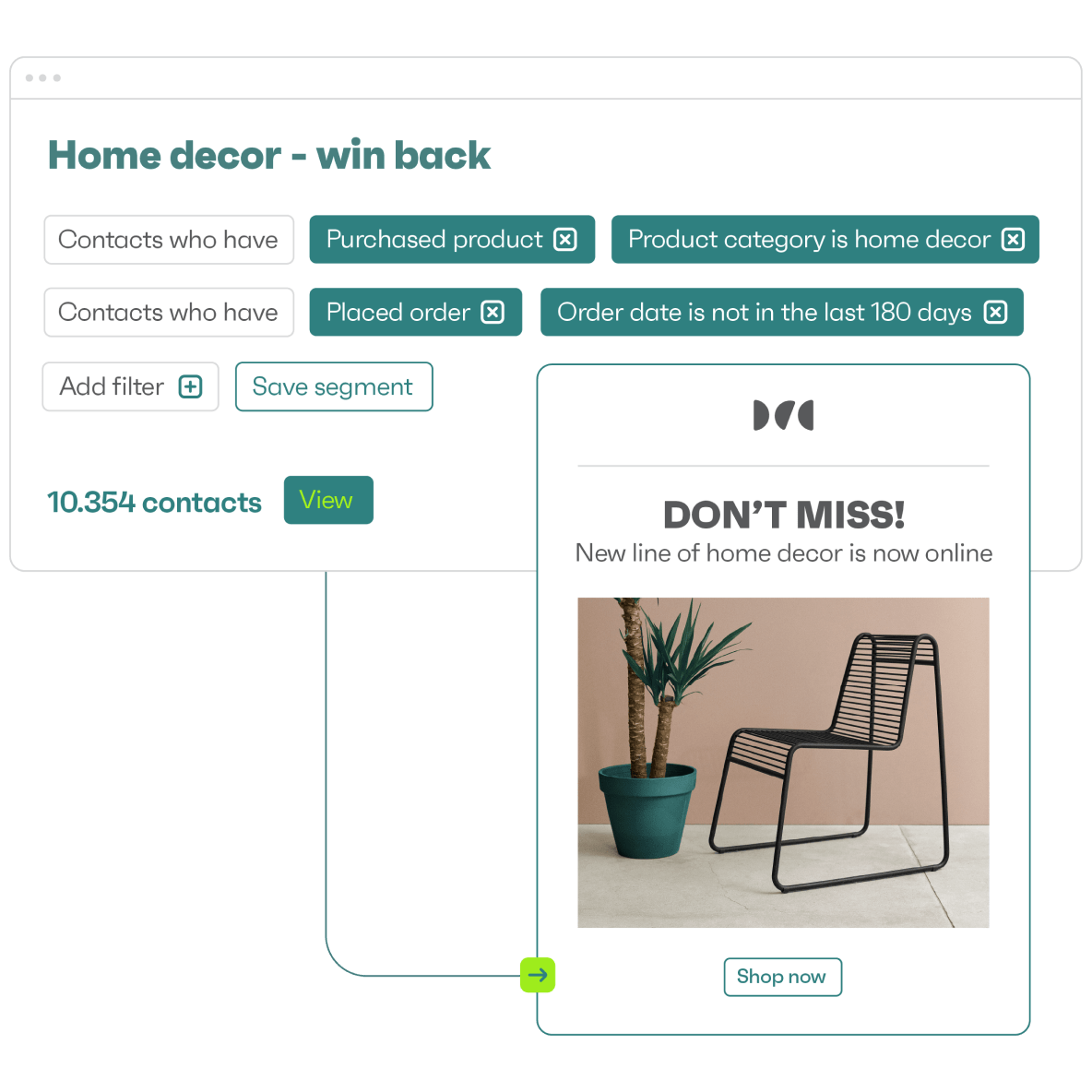 segmentation in Omnisend