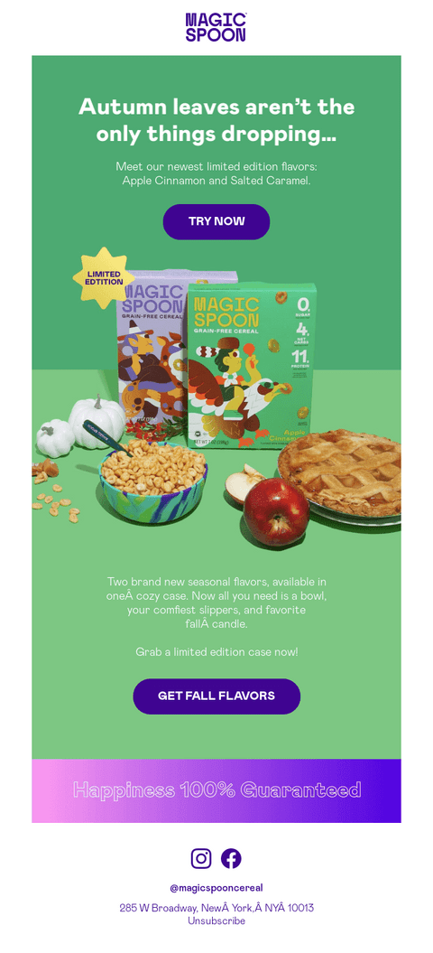 limited edition offer email