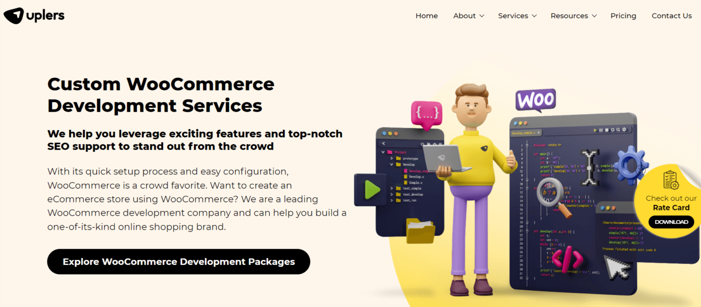 Top WooCommerce agency by Uplers