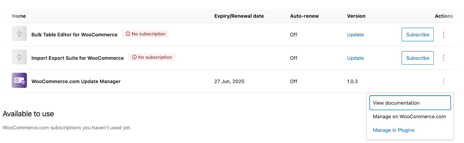 How to install the WooCommerce Update Manager