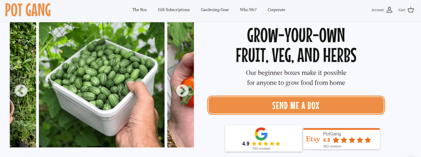 Shopify success stories: Pot Gang
