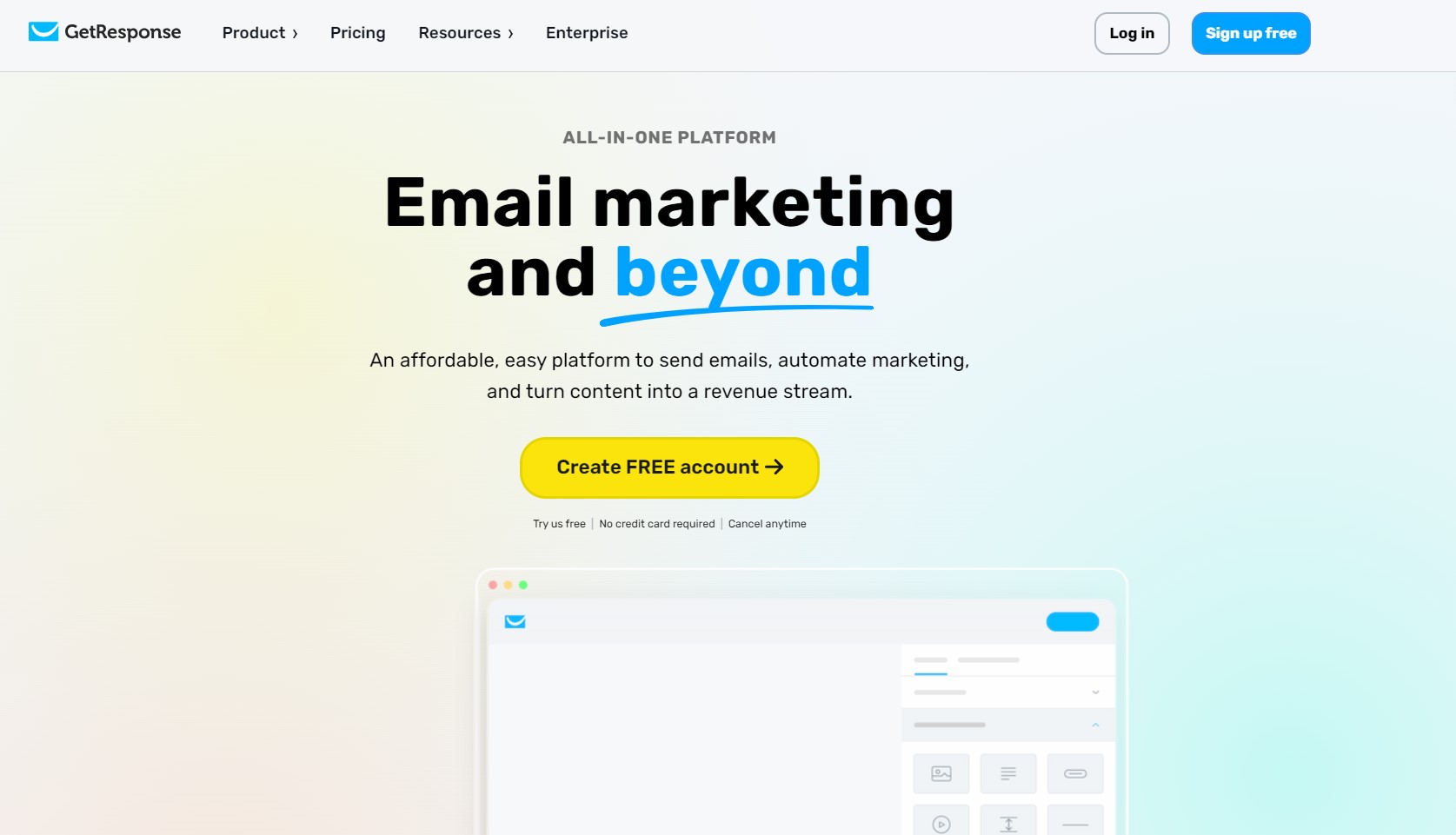 getresponse homepage