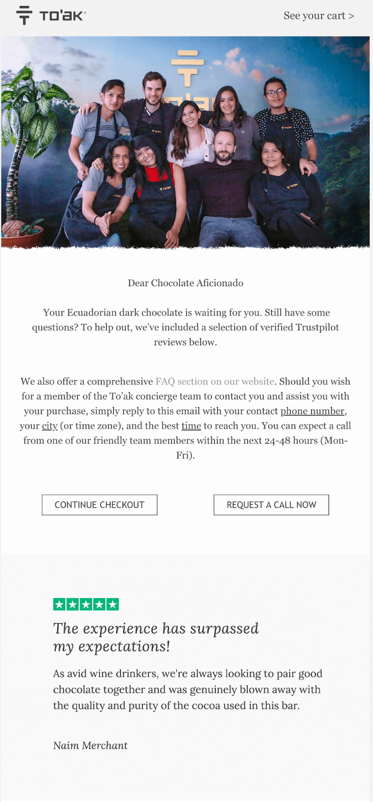 toak chocolate