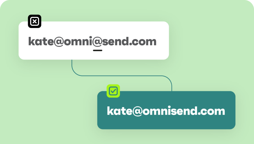 Bad email addresses