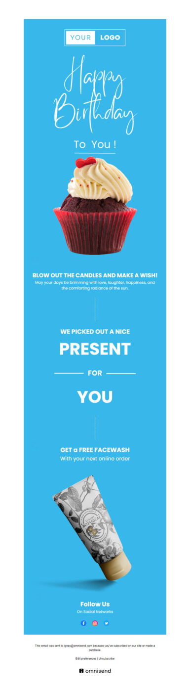 birthday newsletter template