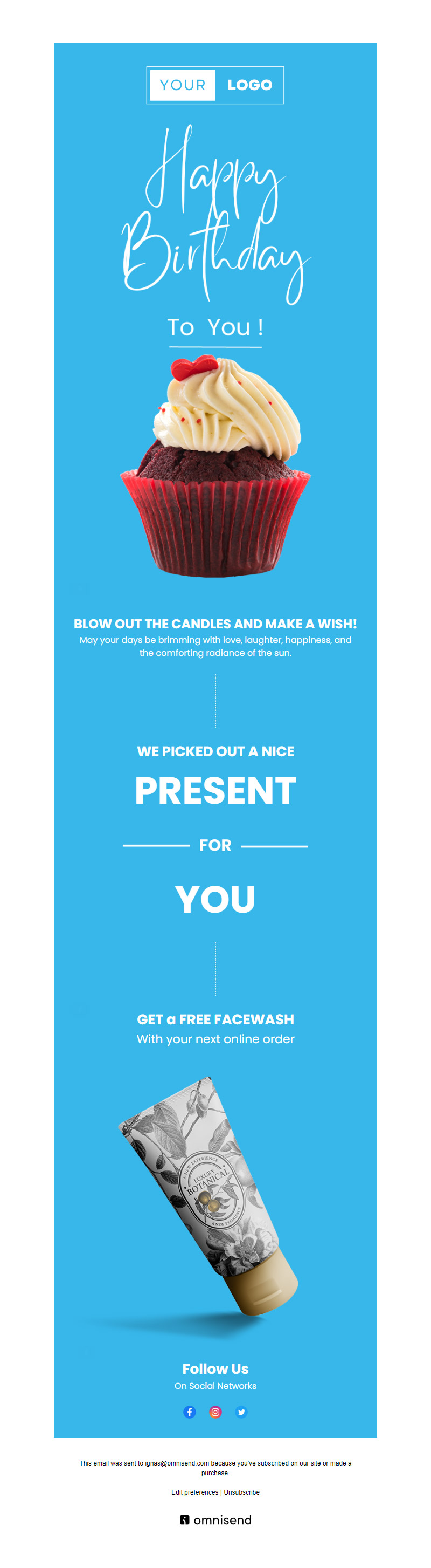 birthday newsletter template