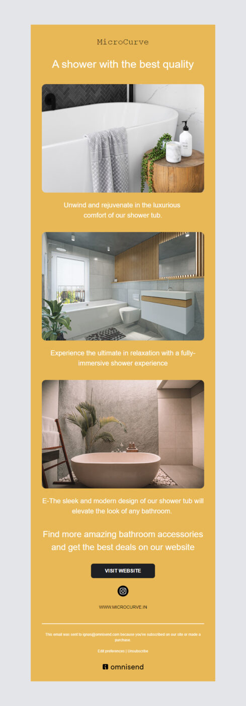 Body and healthcare email templates