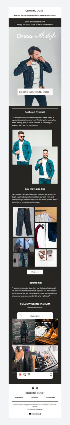fashion newsletter templates