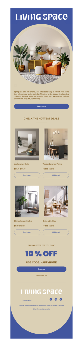 Home newsletter templates