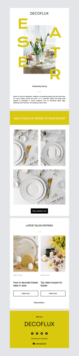 Home newsletter templates