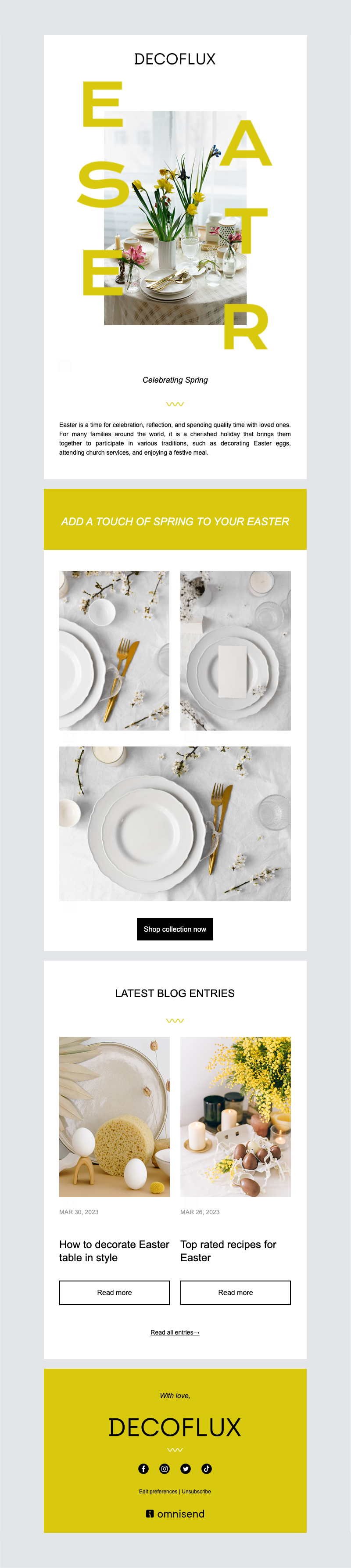 Home newsletter templates