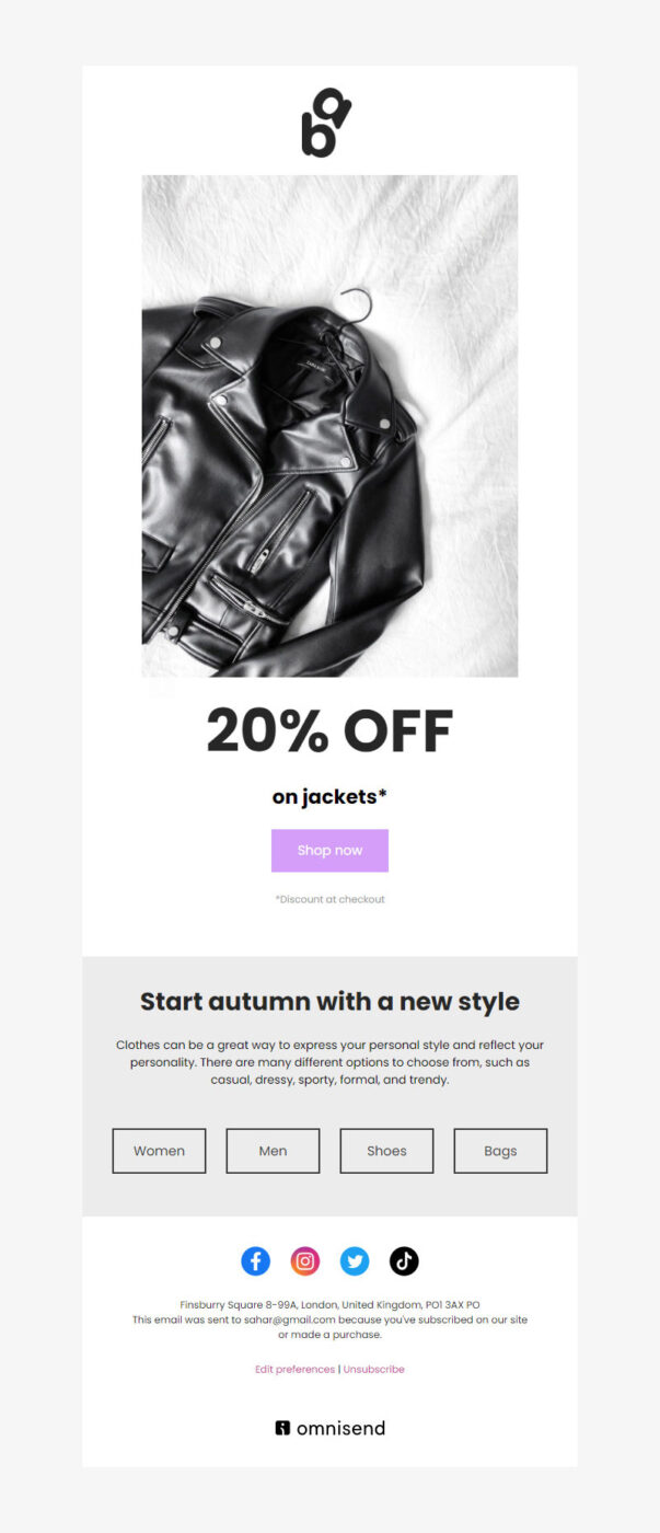 fashion newsletter templates
