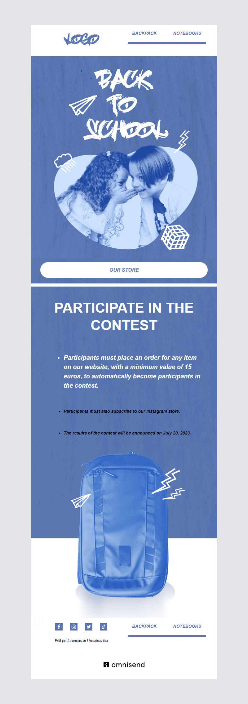 Accessories email templates