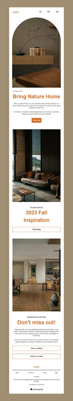 Home newsletter templates