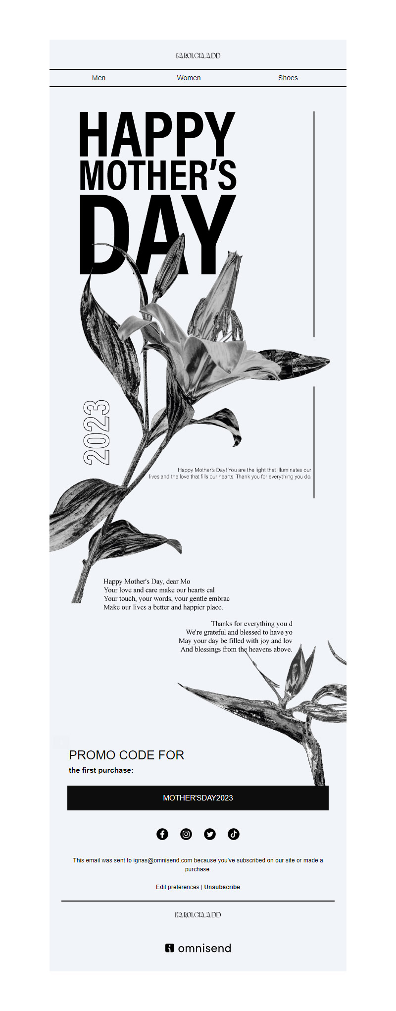 Mother's day newsletter templates